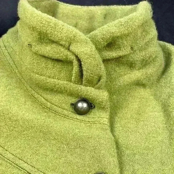 Icelandic Designs women’s size small wool short button up lined jacket pockets - Picture 9 of 9